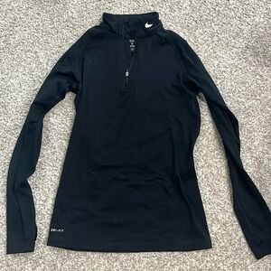 Black Nike quarter zip